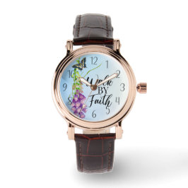 Loop door geloof Bijbel Verse Horloge