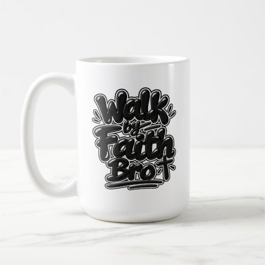 Loop door geloof Bro Koffiemok (Links)