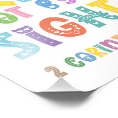 Loop door geloof, niet door recht, Manuscript Foto Afdruk (Hoek)