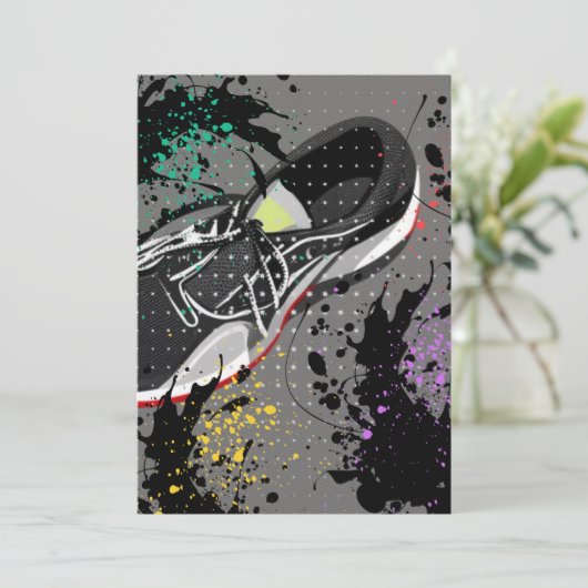 Loop door het Collectie Feestdagenkaart (Staand voorkant)