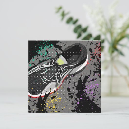 Loop door het Collectie Feestdagenkaart (Staand voorkant)