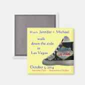 Loop door het gangpad: Las Vegas bruiloften Magneet (Voorkant / Achterkant)
