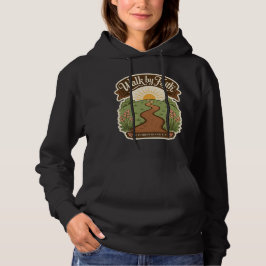 Loop door het geloof Christelijk  Hoodie