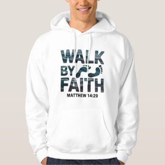 Loop Door Het Geloof Christelijke Oceaan Hoodie