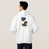 Loop door het geloof lantaarn hoodie (Achterkant volledig)