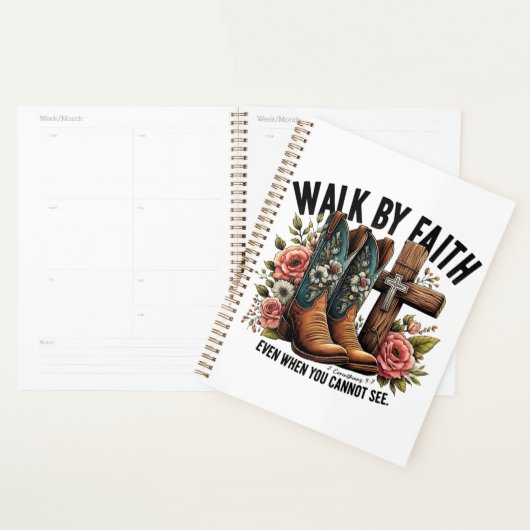 Loop door het geloof planner (Display)