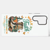 Loop door het geloof.... samsung galaxy hoesje (Achterkant horizontaal)