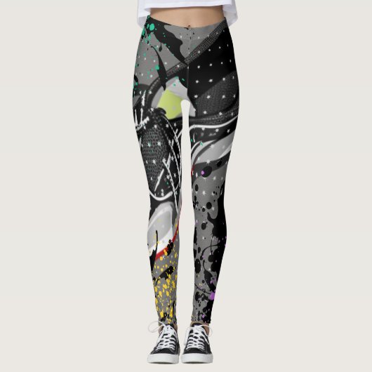 Loop door leggings (Voorkant)