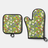 Loop door Wildflowers Ovenwant & Pannenlap Set (Voorkant)