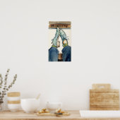 Loop een mijl in mijn schoenen. poster (Keuken)