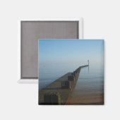 Loop een mistige oceaan in magneet (Voorkant / Achterkant)