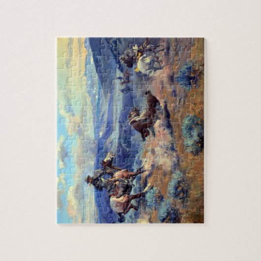 Loop- en zwendelpaarden zijn schaars dan lood 1916 legpuzzel (Verticaal)