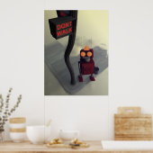 Loop geen afdrukken poster (Keuken)