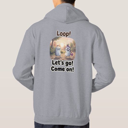 Loop & Girlfriend Aesthetic Sweatshirt (Achterkant)