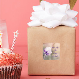 Loop in de armen van Gods Sticker