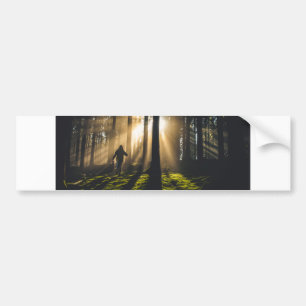 loop in de bossen bumpersticker