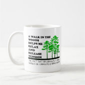 Loop in de Bossen Funny Mug Koffiemok (Links)