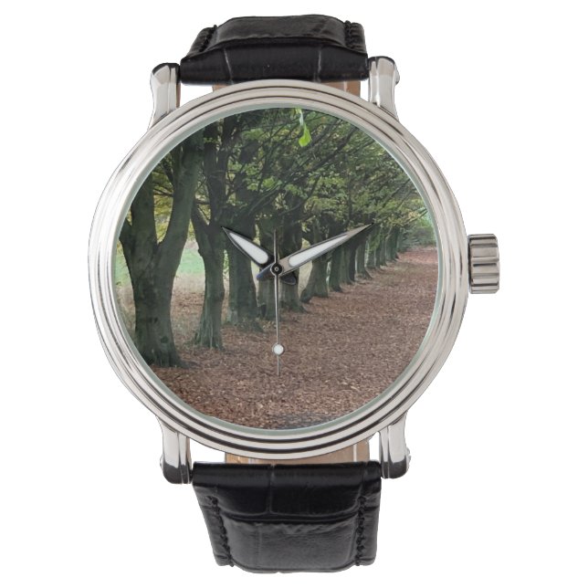 Loop in de bossen horloge (Voorkant)