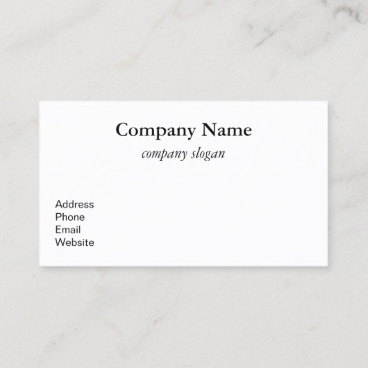 Loop in de Bossen PensioenVisitekaartjes Visitekaartje (Achterkant)