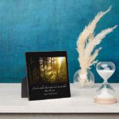 Loop in de Bossen Thoreau Quote Tabletop Fotoplaat (Insitu)