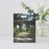 Loop in de Park Reminder Kaart (Staand voorkant)