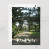 Loop in de Park Reminder Kaart (Voorkant / Achterkant)