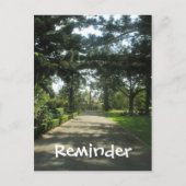 Loop in de Park Reminder Kaart (Voorkant)
