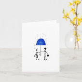 Loop in de Regen Kaart (Gele Bloem)