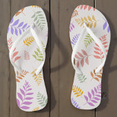 Loop in de wilde kleuren: paar Teenslippers