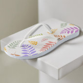Loop in de wilde kleuren: paar Teenslippers