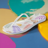 Loop in de wilde kleuren: paar Teenslippers