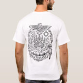 Loop in Evenwicht T-shirt (Achterkant)