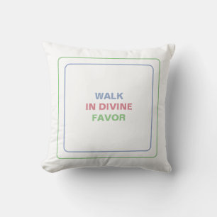 Loop in Gods Zegen: Omarm Spirituele Leiding Kussen