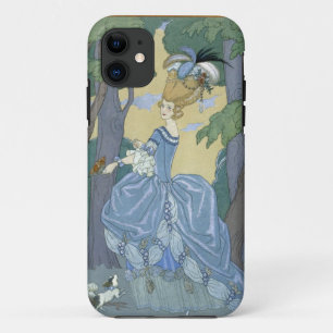 Loop in het bos, illustratie voor 'Fetes Galant' Case-Mate iPhone Case