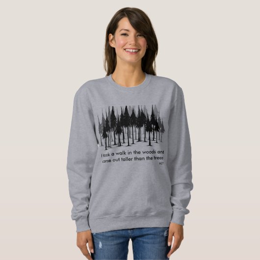 Loop in het hout - Sweatshirt (Voorkant volledig)