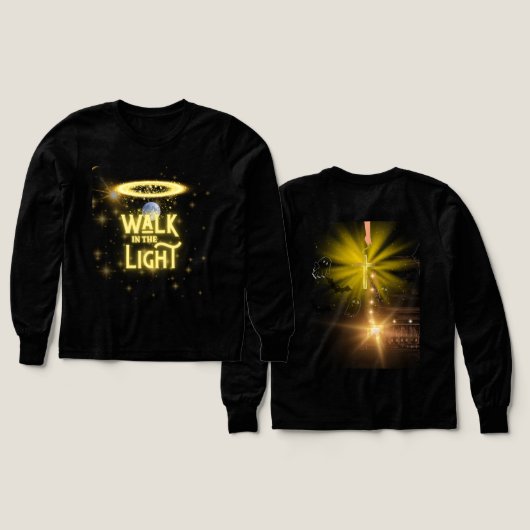 Loop in het licht - Christelijke Halloween Hoodie (Voorkant /achterkant)