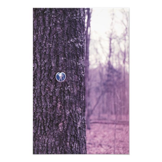 Loop in het park foto afdruk (Voorkant)