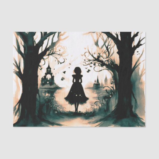 Loop in het Park Tissue Decoupage Paper Tissuepapier (Voorkant)