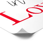 Loop in Love Inspirerend Poster (Hoek)