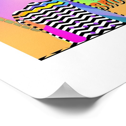 Loop in mijn Poster. Poster (Hoek)