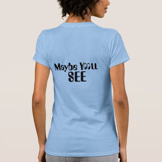 Loop in mijn schoenen, coole T-Shirt (Achterkant)