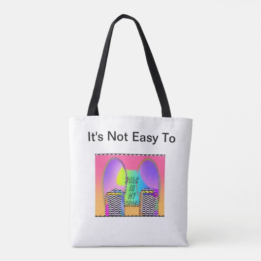 Loop in mijn schokdemper Canvas tas (Achterkant)