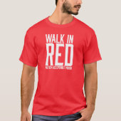 Loop in Red Tshirt (Voorkant)