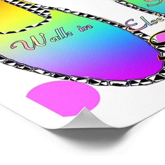 Loop in Somenone Else's Shoes Poster (Hoek)