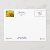 Loop in Zonnebloemtuinen Postkaarten Zonnebloemen (Achterkant)