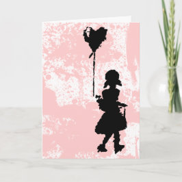 loop je hart feestdagen kaart