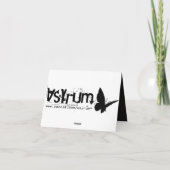 loop je hart : ik hou van je : feestdagen kaart (Achterkant)