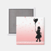 loop je hart magneet (Voorkant / Achterkant)