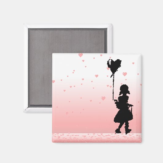 loop je hart magneet (Voorkant / Achterkant)