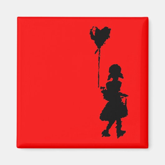 loop je hart magneet (Voorkant)